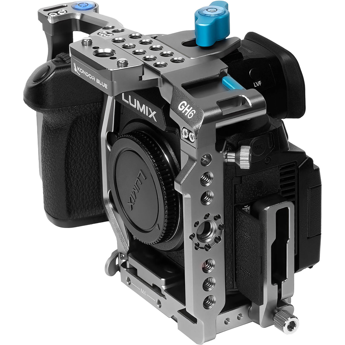 Kondor Blue Panasonic LUMIX GH7/GH6 Cage (Cage uniquement) (Gris sidéral)
