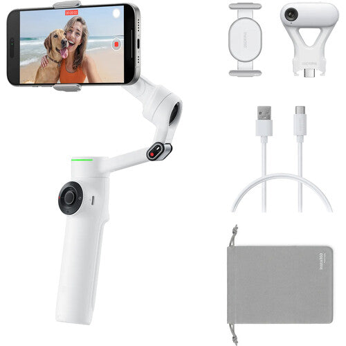 Insta360 Flow 2 Pro AI Tracker Bundle/Summit White