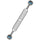Kondor Blue Cine Magic Arm Barre d'extension 20,3 cm (double rotule) (Gris sidéral)