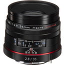 Pentax HD Pentax DA 35 mm f / 2.8 macro limité Objectif (Noir)