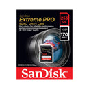 SanDisk 256GB Extreme Pro SDXC UHS-I U3 V30 Memory Card