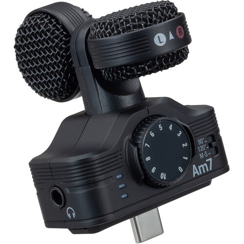 Microphone stéréo central Zoom Am7 pour appareils Android avec connecteur USB-C