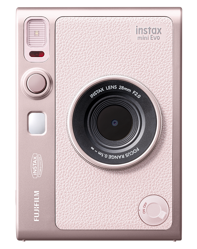 FUJIFILM INSTAX mini Evo Hybrid Instant Camera - Gentle Rose