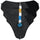 CRDBAG Set of 3 Y-Wraps (Black, Small/Medium/Large)