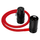 Kondor Blue 16” Straight Low Profile Right Angle XLR Cable (Cardinal Red)