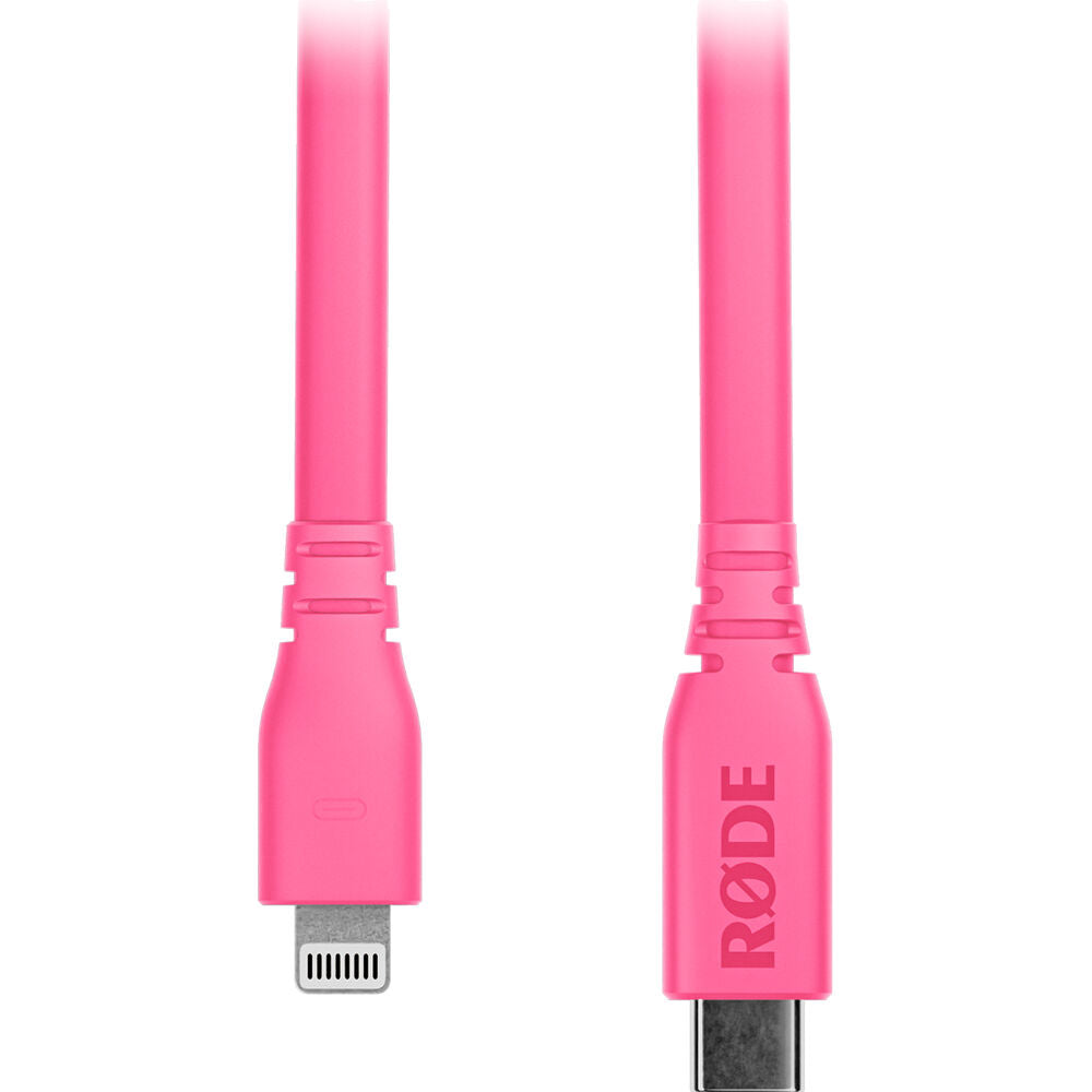 RODE SC21 Lightning to USB-C Cable (Pink, 11.8")