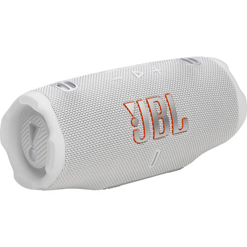 JBL Charge 6 Portable Bluetooth Speaker (White)