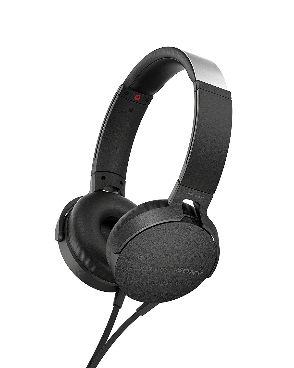 Sony MDR-XB550AP - Headphones with mic - on-ear - 3.5 mm jack - black