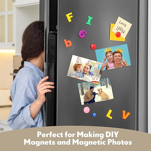 Magnetic Sheet with adhesive back 4X6 Inch