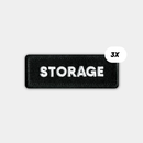 CRDBAG Embroidery Storage Single Patches 3-pack