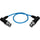 Kondor Blue Ultra Thin 3G SDI Video Cable Right Angle BNC (12")