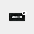 CRDBA Audio Single Patches 5-pack
