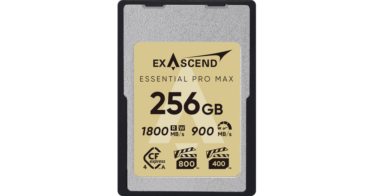 Carte mémoire Exascend Essential Pro Max CFexpress 4.0 Type A 256 Go