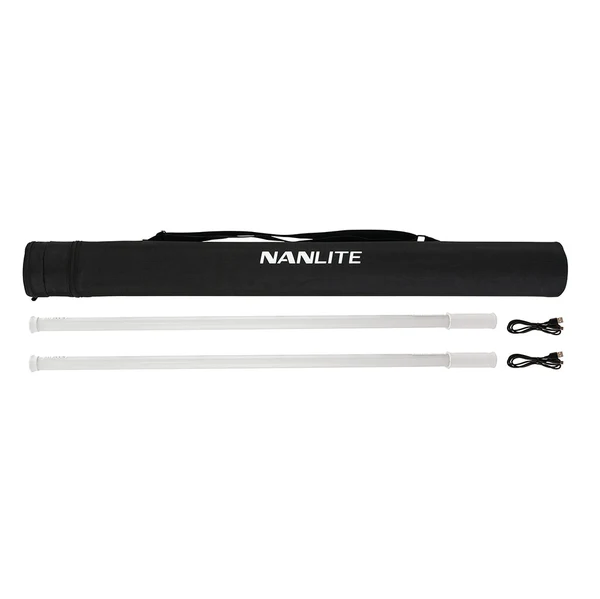 Nanlite PavoTube T8-7X RGB LED Pixel Tube Light (3', 2-Light Kit)