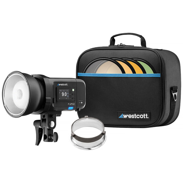 Westcott Stroboscope à écran tactile FJ250 250 W avec batterie FJ Pro AC/DC