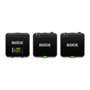 Rode Wireless Go (Gen 3) Système / enregistreur de microphone sans fil numérique compact à 2 personnes (2,4 GHz, Noir)