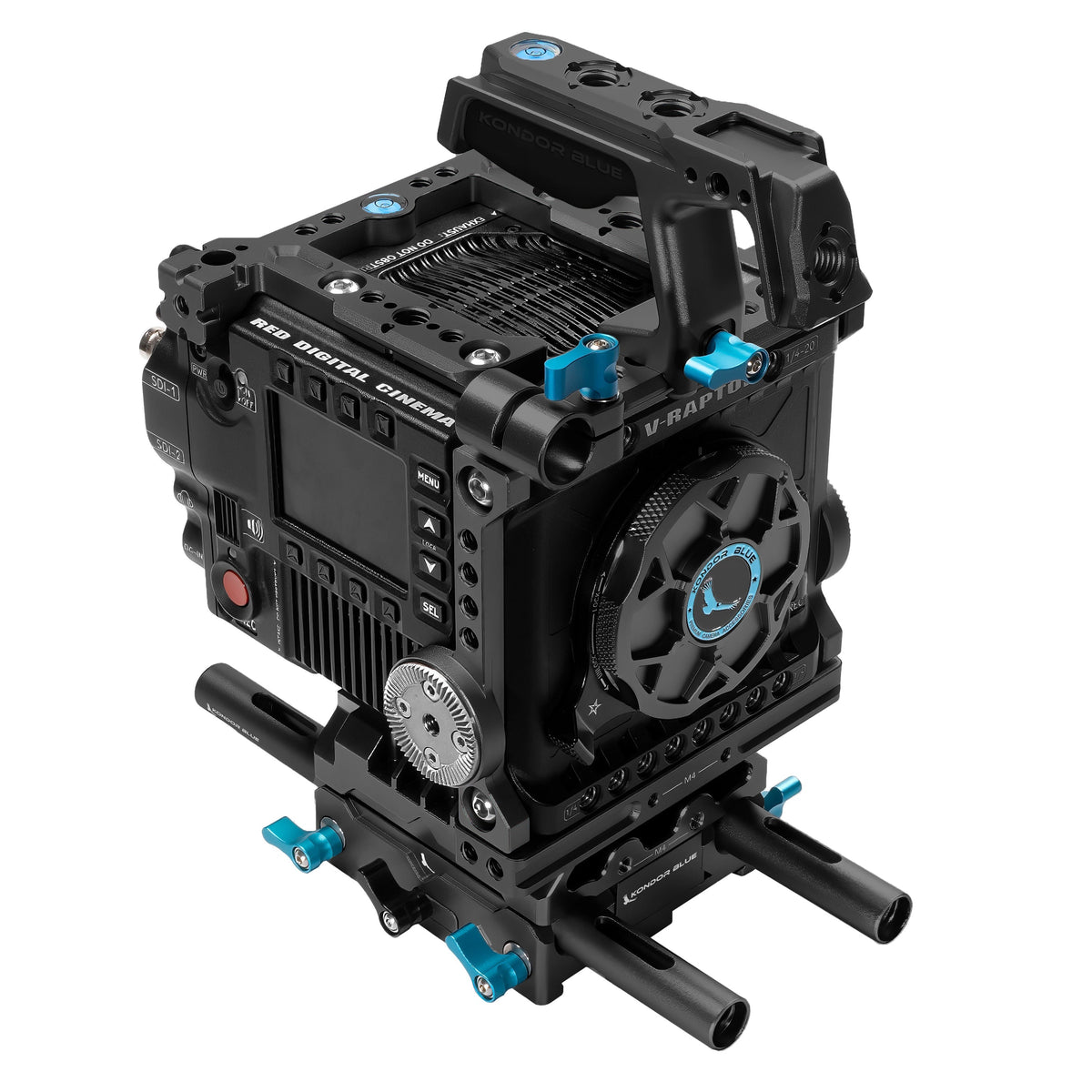 Kondor Blue RED V-RAPTOR Base Rig (Corbeau Noir)