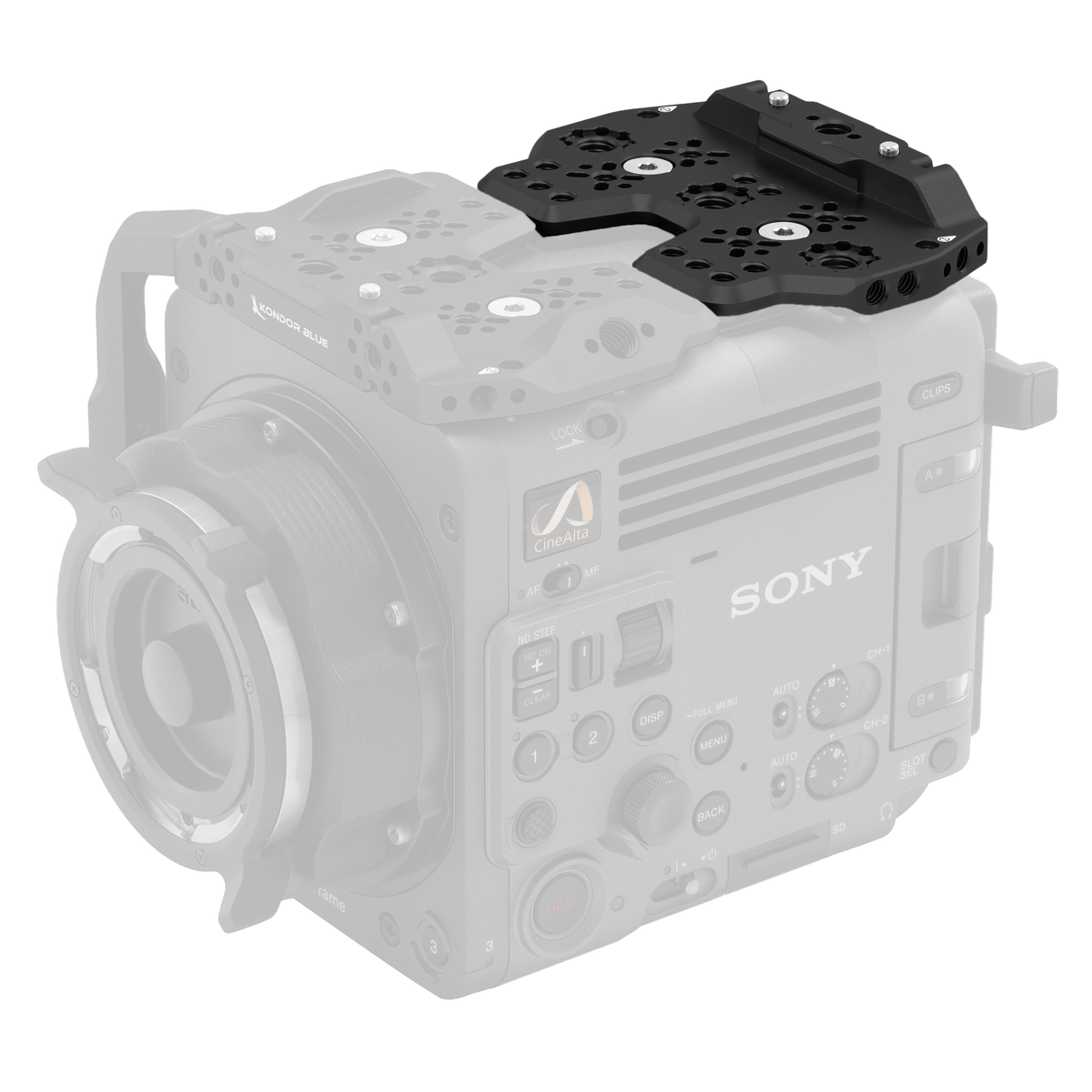 Kondor Blue Sony Burano Cage (demi-haut plaque) (Corbeau Noir)