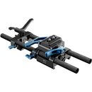 Plate de base à libération rapide de Sirui Universal avec double kit de pince à tige de 15 mm