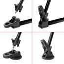 SHAPE FOCUS 12 Tripod + Mid-Level Spreader + Fluid Head with Red Lock Legs