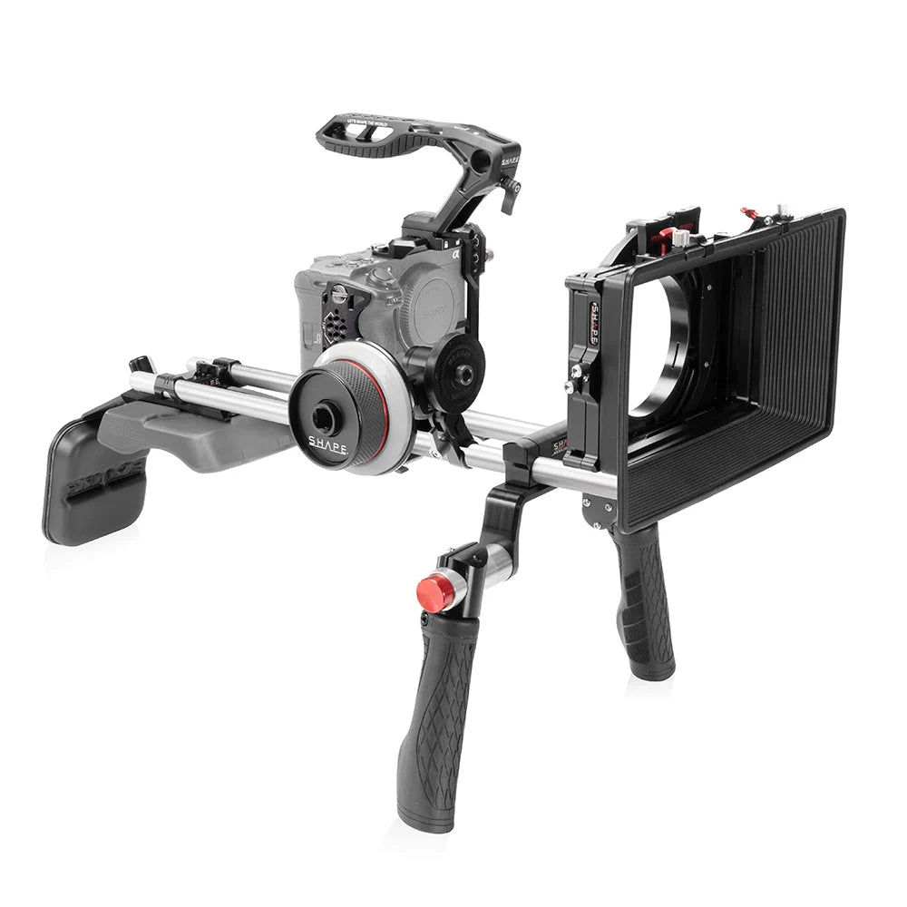 SHAPE Support d'épaule Matte Box Follow Focus pour SONY FX5