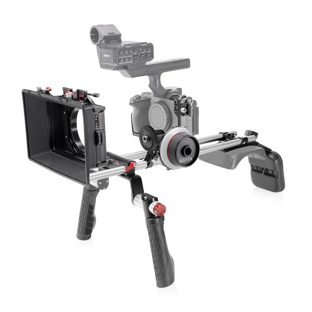 SHAPE Support d'épaule Matte Box Follow Focus pour SONY FX5