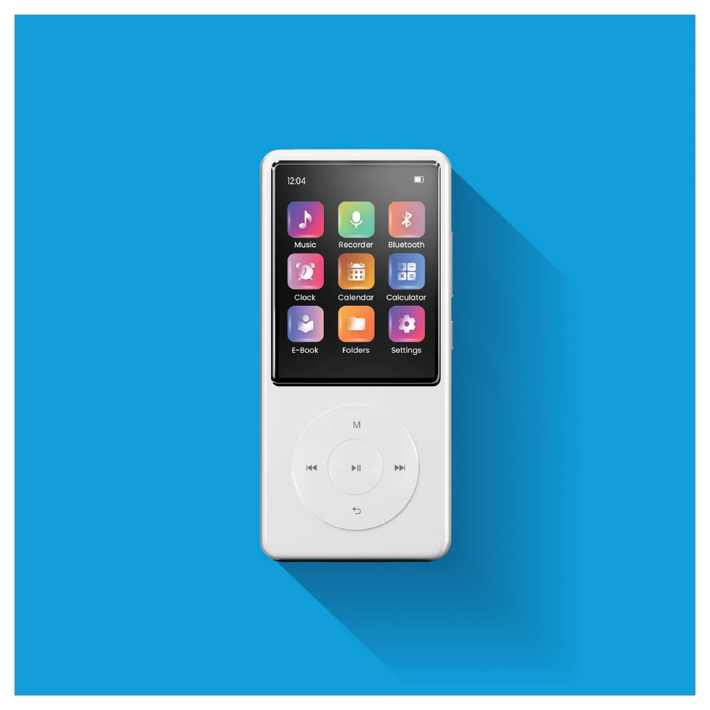 GreenTouch SIX 128GB MP3 Player - No SD Slot (White)