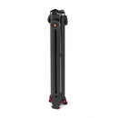 Manfrotto Nitrotech 608 Tête de fluide avec 635 fibre de carbone à jambe à une jambe rapide trépied