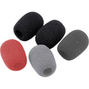 Zoom WSL-1 Bonnettes pour microphone cravate LMF-2 (Noir/Rouge/Gris, paquet de 5)
