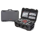 Nanuk 935 Waelled Hard Utility Case avec insert de diviseur rembourré et organisateur de couvercle (graphite)