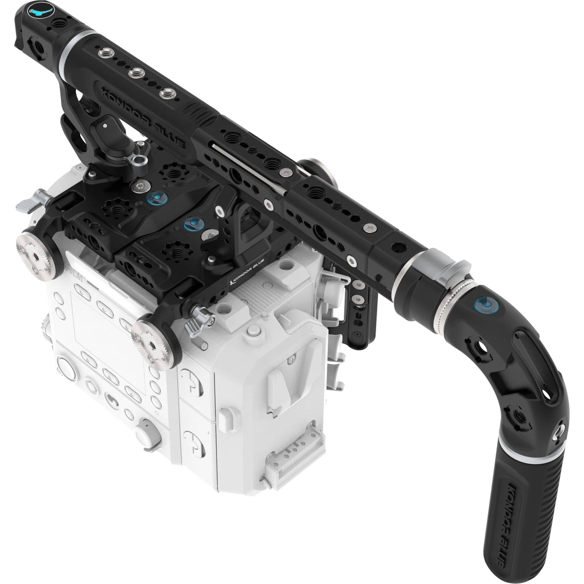 Kondor Blue FUJIFILM GFX Eterna Cage Kit B with Hollywood Handle(Raven Black)