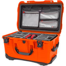 Nanuk 938 Wheed Water avec organisateur de couvercle et diviseur rembourré (orange)
