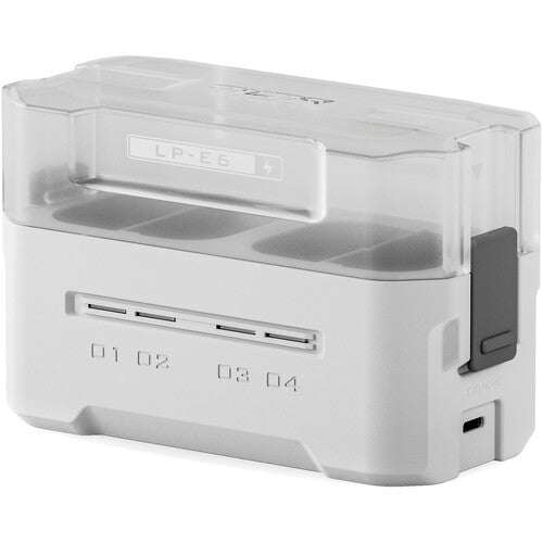 Tilta LP-E6P Charging Station Battery Kit (4 Batteries) - Off White