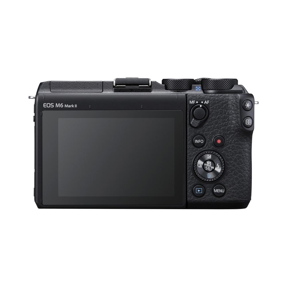 Canon 3611C021 EOS M6 Mark II Camera numérique sans miroir avec objectif 18-150 mm et viseur EVF-DC2 - noir