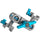 Kondor Blue Cine Magic Arm avec pinces NATO (Gris sidéral)