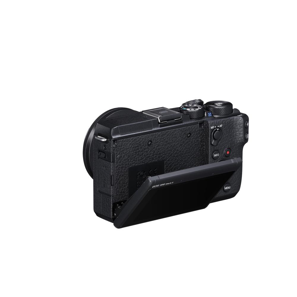 Canon 3611C021 EOS M6 Mark II Camera numérique sans miroir avec objectif 18-150 mm et viseur EVF-DC2 - noir