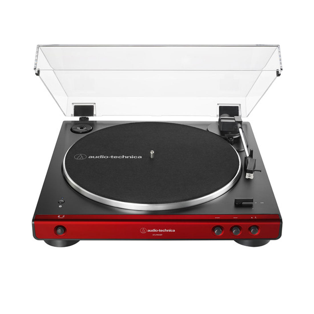 Audio-Technica Consumer AT-LP60XBT Sténuable stéréo avec Bluetooth (rouge et noir)