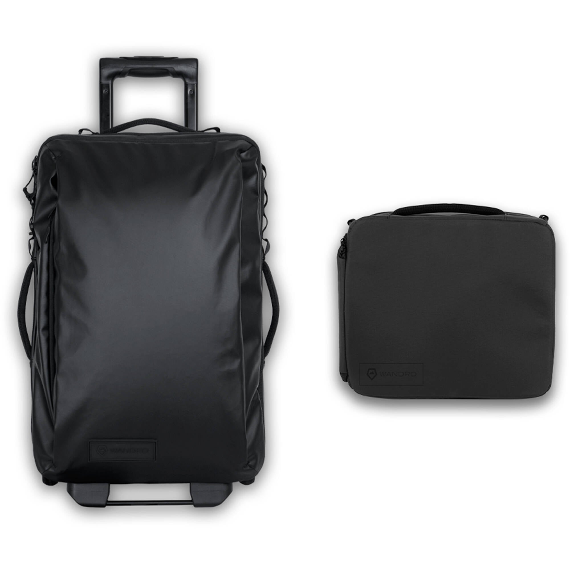 Sac à rouleaux de bagage à main Wandrd Transit - 40L - Black - Essential + Bundle