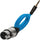 Kondor Blue 16" Femelle XLR vers 3,5 mm Mâle Mini TRS Bleu Tressé