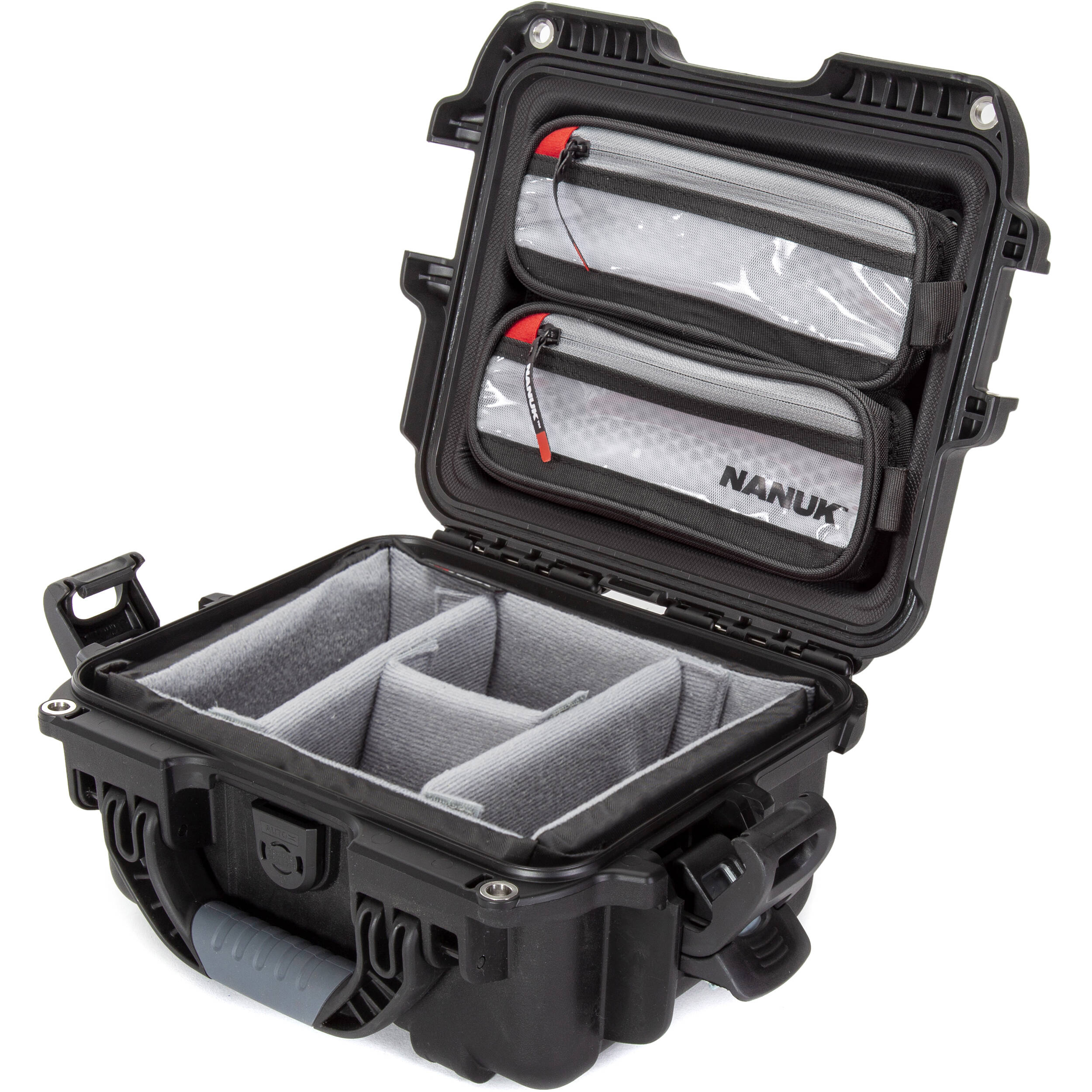 Nanuk 905 Waterproof Hard Case Pro Photo/Video Kit with Padded Dividers and Lid Organizer (Black)