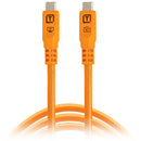 Tether Tools TetherPro Optima Câble USB-C (10', orange haute visibilité)