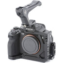 Kit léger Tilta à demi-cage pour Sony A7r V (noir)