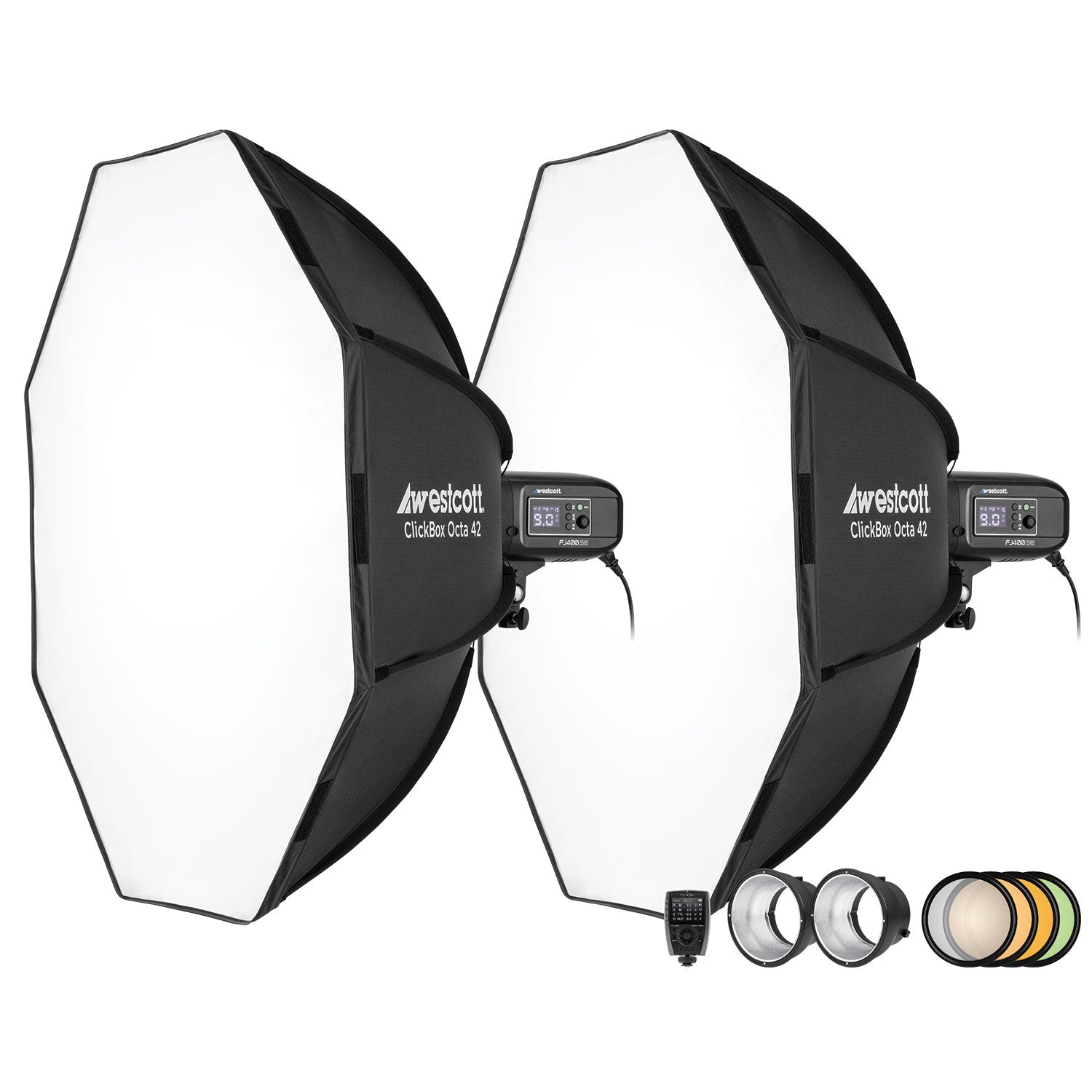 Westcott FJ400-SE 2-Light Studio Strobe Kit with FJ-X3 M Universal Wireless Trigger (110V)