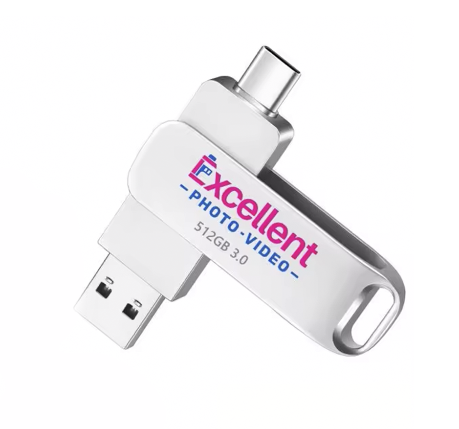 EP Dual USB -C / USB 3.0 Flash Drive - 512GB