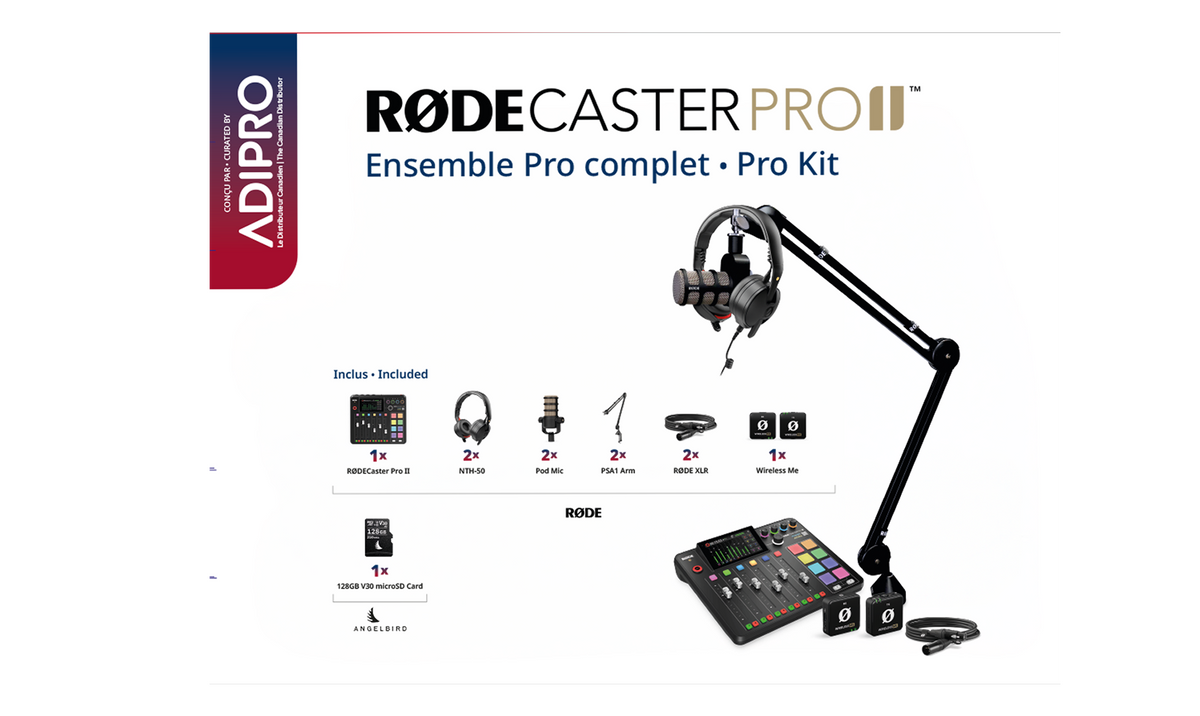 Rode RODECaster Video Pro Podcast Pro Bundle