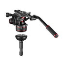MANFROTTO 612 Nitrotech Fluid Video Head et 536 Fibre en carbone Jame trépied