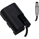 Batterie factice Tilta LP-E6 vers un câble d'alimentation Fischer à 3 broches (17 ")