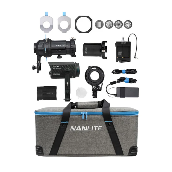 Nanlite Forza 60CR Kit with FM Mount Projection Attachment (19°&36°)