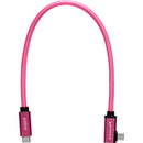 Kondor Blue iJustine Pink USB C 3.1 Data and Charging Cable 10Gb/s Data Speed & 100W Power Delivery (1 FT)