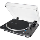 Audio-Technica Consumer AT-LP70XBT Fully Automatic Belt-Drive Turntable with Bluetooth (Black and Silver)